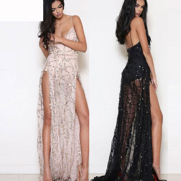 2019 новинка ночной клуб черный слоновой кости блестки bling вечернее платье длинные сексуальные с открытой спиной сплит выпускного ну вечер, Black;red
2019 новинка ночной клуб черный слоновой кости блестки bling вечернее платье длинные сексуальные с открытой спиной сплит выпускного ну вечер, Black;red