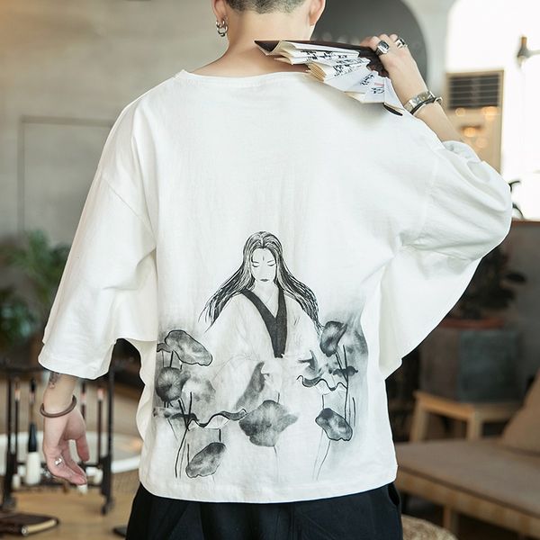 summer kimono cotton linen t shirt men chinese style retro linen t-shirt thin vintage tee shirt japanese style male kk3205, Red
summer kimono cotton linen t shirt men chinese style retro linen t-shirt thin vintage tee shirt japanese style male kk3205, Red