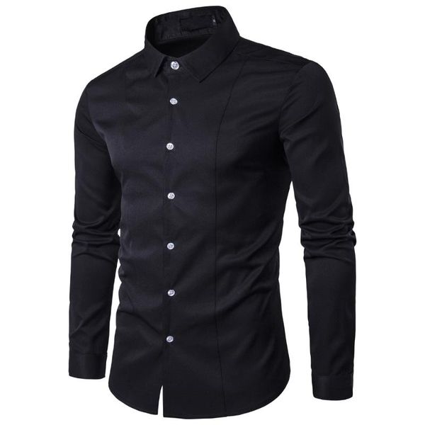 autumn new foreign trade europe and the united states fashion youth new solid color high-end casual slim bottoming shirt, White;black
autumn new foreign trade europe and the united states fashion youth new solid color high-end casual slim bottoming shirt, White;black