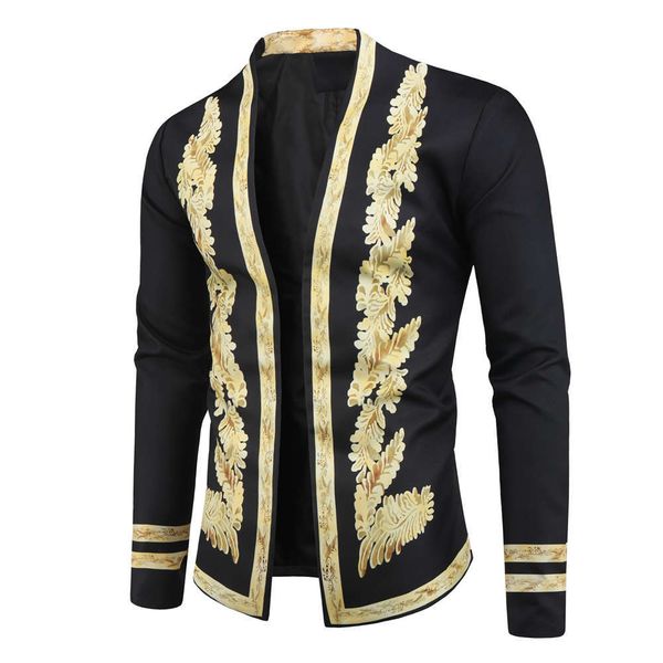 2019 autumn and winter new style selling europe and america men's ethnic retro printed casual cardigan jacket, Black
2019 autumn and winter new style selling europe and america men's ethnic retro printed casual cardigan jacket, Black