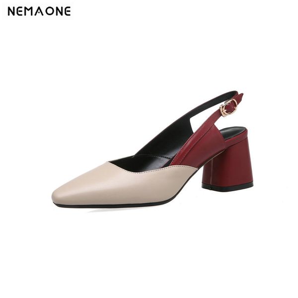 concise women pumps new arrival fashion genuine leather elegant women pumps buckle high heels summer casual shoes woman, Black
concise women pumps new arrival fashion genuine leather elegant women pumps buckle high heels summer casual shoes woman, Black