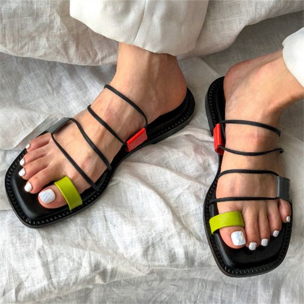 sandals 2021 summer women gladiator sandal flat shoes woman casual slippers beach flats sandalias mujer slides, Black
sandals 2021 summer women gladiator sandal flat shoes woman casual slippers beach flats sandalias mujer slides, Black
