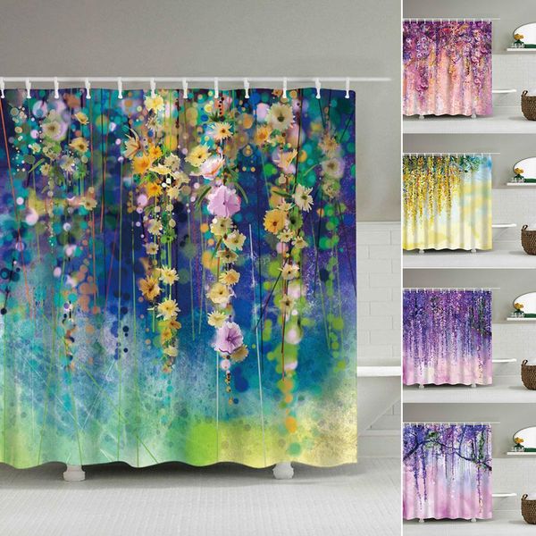 waterproof bathroom hook shower curtain watercolor dyeing hanging vine bathroom cloth divider drape window curtain home decor
waterproof bathroom hook shower curtain watercolor dyeing hanging vine bathroom cloth divider drape window curtain home decor