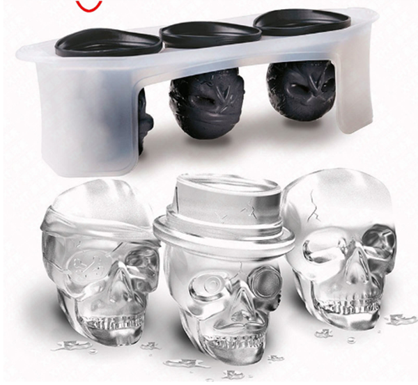 eco-friendly kitchen 3 skulls party bar 3d silicon er ice cube mold frozen form for ice cube tray ice cream molds whiskey wine
eco-friendly kitchen 3 skulls party bar 3d silicon er ice cube mold frozen form for ice cube tray ice cream molds whiskey wine