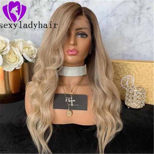 fashion ombre blonde wig long loose wave synthetic lace front wig for women heat resistant fiber natural lace wig daily wigs, Black
fashion ombre blonde wig long loose wave synthetic lace front wig for women heat resistant fiber natural lace wig daily wigs, Black