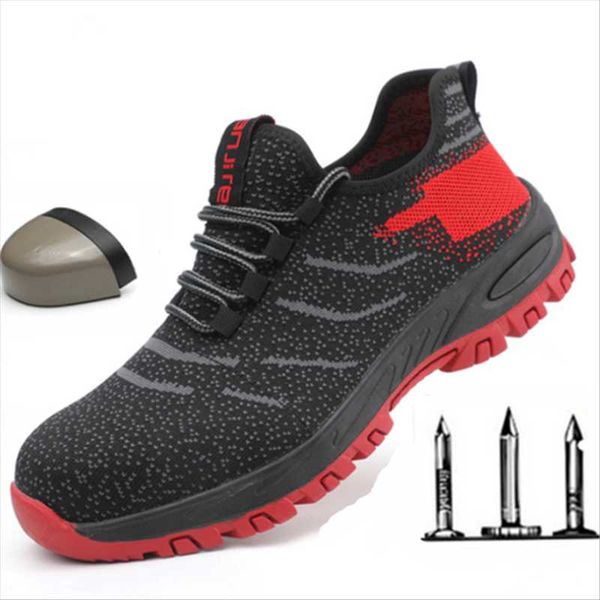 2020 new men's work boots steel toe cap safety shoes outdoor non-slip wear-resistant breathable sneakers indestructible shoes, Black
2020 new men's work boots steel toe cap safety shoes outdoor non-slip wear-resistant breathable sneakers indestructible shoes, Black
