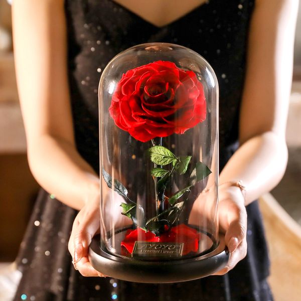 creative gift little prince eternal flower glass cover fresh rose birthday valentine's day gift bags with handles
creative gift little prince eternal flower glass cover fresh rose birthday valentine's day gift bags with handles