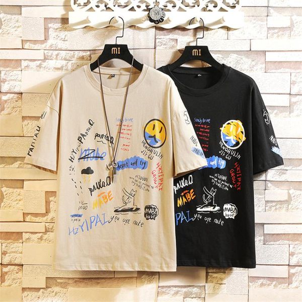 short sleeve t shirt men 2020 summer tshirt male tees harajuku print brand fashion clothes plus size m-5xl, White;black
short sleeve t shirt men 2020 summer tshirt male tees harajuku print brand fashion clothes plus size m-5xl, White;black