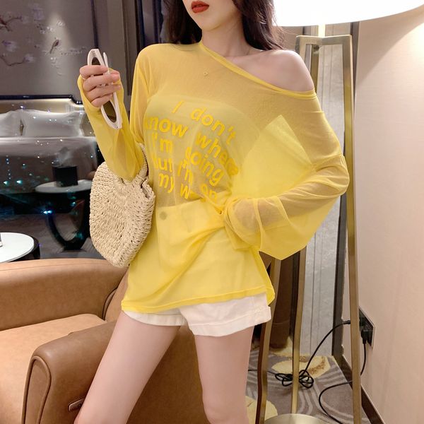 2020 summer new thin perspective sunscreen blouse loose chiffon shirt white t-shirt net red womens fashion
2020 summer new thin perspective sunscreen blouse loose chiffon shirt white t-shirt net red womens fashion