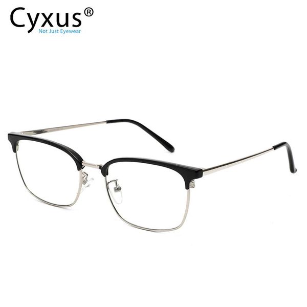 cyxus anti blue light computer glasses for eye strain relief tr90 half frame clear lens women men eyewear 8051 8052, White;black
cyxus anti blue light computer glasses for eye strain relief tr90 half frame clear lens women men eyewear 8051 8052, White;black
