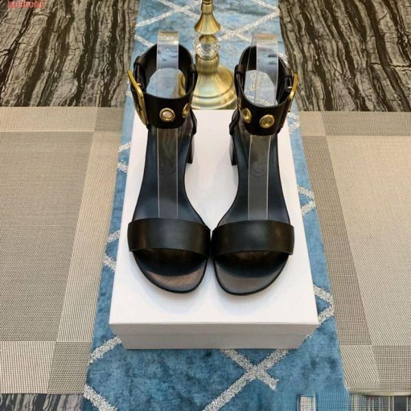 summer low heels thick with genuine leather the roman sandals leather ring foot buckle woman sandals, Black
summer low heels thick with genuine leather the roman sandals leather ring foot buckle woman sandals, Black