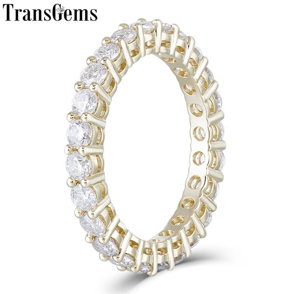 transgems 10k yelllow gold eternity wedding band for women 2.5mm moissanite f color anniversary gold ring wedding gift y19061203, Slivery;golden
transgems 10k yelllow gold eternity wedding band for women 2.5mm moissanite f color anniversary gold ring wedding gift y19061203, Slivery;golden