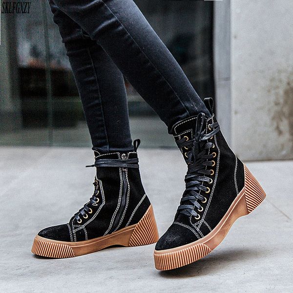 classic brogue women genuine 100% leather boot casual winter shoes lace up work shoes non-slip hoof heels plus size34-39, Black
classic brogue women genuine 100% leather boot casual winter shoes lace up work shoes non-slip hoof heels plus size34-39, Black