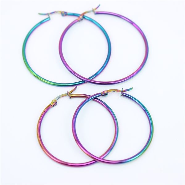 exquisite colorful circle stud round hoop earrings for women girl wedding party stainless steel jewelry,6 pair/pack, Golden;silver
exquisite colorful circle stud round hoop earrings for women girl wedding party stainless steel jewelry,6 pair/pack, Golden;silver