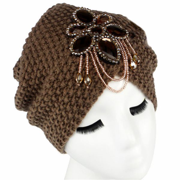 chsdcsi turban caps winter warm beanies women skullies soft knit bow woolen ladies metal jewel accessory crochet cap headwrap, Blue;gray
chsdcsi turban caps winter warm beanies women skullies soft knit bow woolen ladies metal jewel accessory crochet cap headwrap, Blue;gray