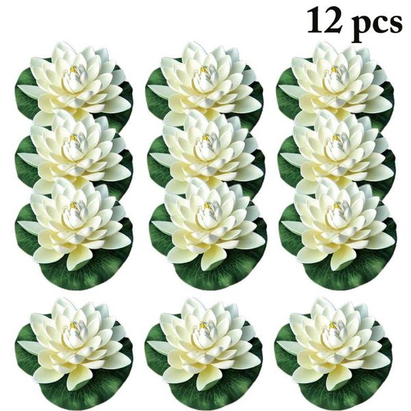 12pcs 18cm floating lotus artificial flower wedding home party garden pool decorations diy water lily mariage fake plants
12pcs 18cm floating lotus artificial flower wedding home party garden pool decorations diy water lily mariage fake plants