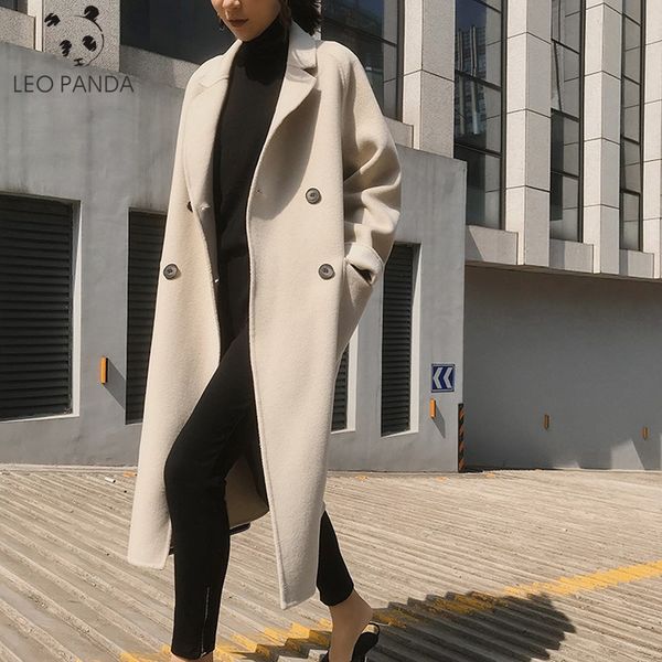 new autumn and winter wool woolen coat 2019 casual new v-neck winter coat awomen belt vintage temperament, Black
new autumn and winter wool woolen coat 2019 casual new v-neck winter coat awomen belt vintage temperament, Black