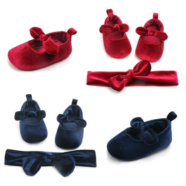 infant baby girls cute elegant princess blue/red gold velvet bow shoes first walkers + hairband 2pcs/set birthday party gift, Black
infant baby girls cute elegant princess blue/red gold velvet bow shoes first walkers + hairband 2pcs/set birthday party gift, Black