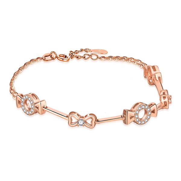 girl christmas gift bracelet 100% 925 sterling silver link bracelet fashion elegant woman rose gold wedding jewelry wholesale, Black
girl christmas gift bracelet 100% 925 sterling silver link bracelet fashion elegant woman rose gold wedding jewelry wholesale, Black