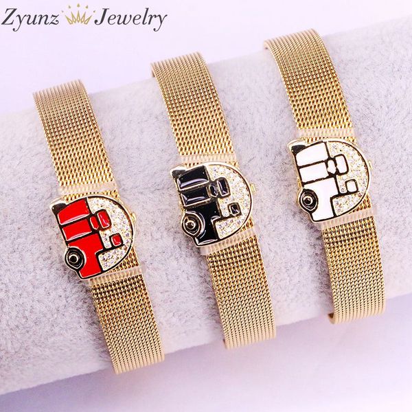 5pcs, fashion gold stainless steel brands watch belt bangle for women enamel car bead mesh wristband bracelet 2019 new gift, Black
5pcs, fashion gold stainless steel brands watch belt bangle for women enamel car bead mesh wristband bracelet 2019 new gift, Black