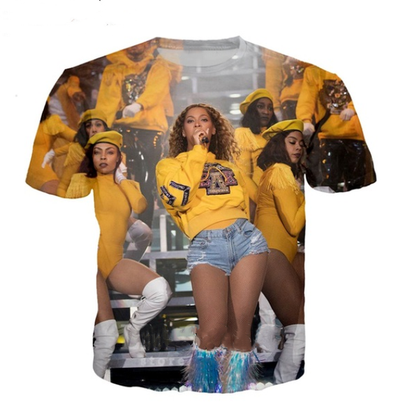 2019 fashion popular singer beyonce summer short sleeve tshirt print men women 3d t shirt casual tees hip hop q841, White;black
2019 fashion popular singer beyonce summer short sleeve tshirt print men women 3d t shirt casual tees hip hop q841, White;black
