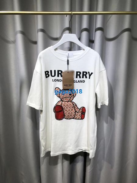 high end женщины девушки футболка вышивка монограмма письмо медведь мотив с коротким рукавом блузка летняя рубашка тройник модный дизайн рос, White
high end женщины девушки футболка вышивка монограмма письмо медведь мотив с коротким рукавом блузка летняя рубашка тройник модный дизайн рос, White