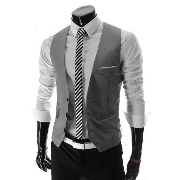 men's vests 2021 slim fit leisure cotton vest male gentleman business waistcoat homme casual sleeveless blazer top, Black;white
men's vests 2021 slim fit leisure cotton vest male gentleman business waistcoat homme casual sleeveless blazer top, Black;white