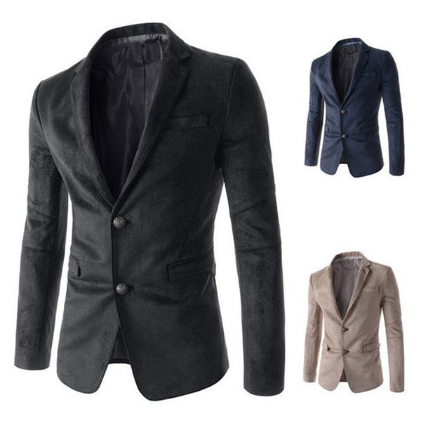 18 spring new style characteristics pocket front after contrast color suede men's casual suit coat 9188, White;black
18 spring new style characteristics pocket front after contrast color suede men's casual suit coat 9188, White;black