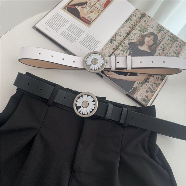 daisy and jeans lady's belt simple all-match decorative men's and women's belt with jeans stylish style, Black;brown
daisy and jeans lady's belt simple all-match decorative men's and women's belt with jeans stylish style, Black;brown