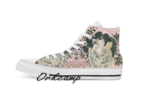 woman and prehistorical plant custom casual high lace-up canvas shoes sneakers drop shipping
woman and prehistorical plant custom casual high lace-up canvas shoes sneakers drop shipping