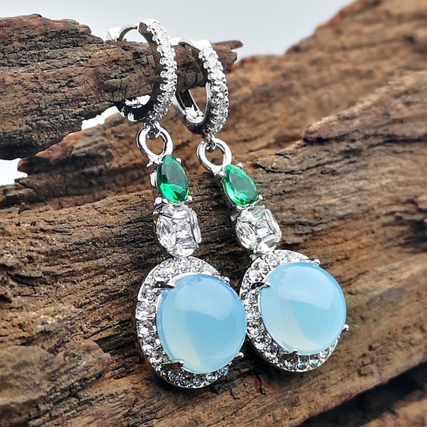 faashion earrings temperament round earrings for women jewelry stone simple blue dangle pendientes mujer moda 2019, Silver
faashion earrings temperament round earrings for women jewelry stone simple blue dangle pendientes mujer moda 2019, Silver
