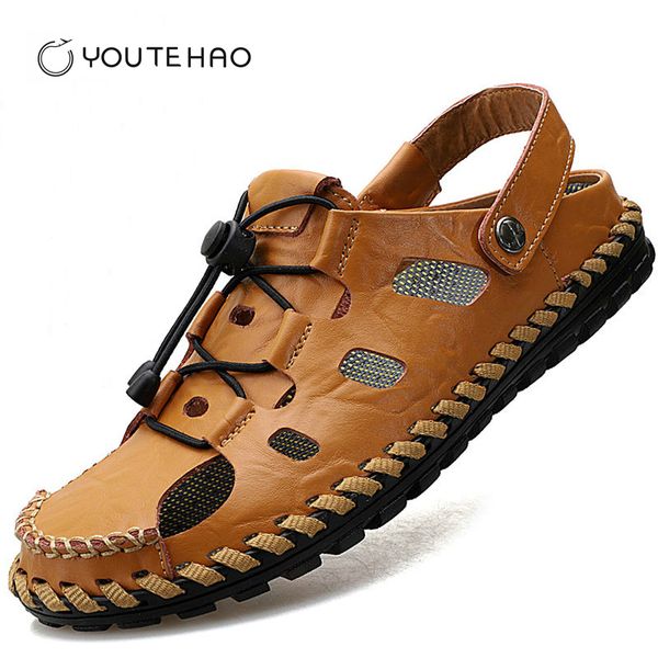 spring summer men's plus size sandals men's leather beach shoes casual sandals and slippers shoes38-48, Black
spring summer men's plus size sandals men's leather beach shoes casual sandals and slippers shoes38-48, Black