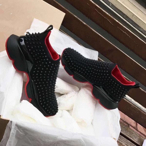 dhl eu38-46 2019 fashion quality men women sports running shoes balck sneakers casual shoes spikes red bottom
dhl eu38-46 2019 fashion quality men women sports running shoes balck sneakers casual shoes spikes red bottom