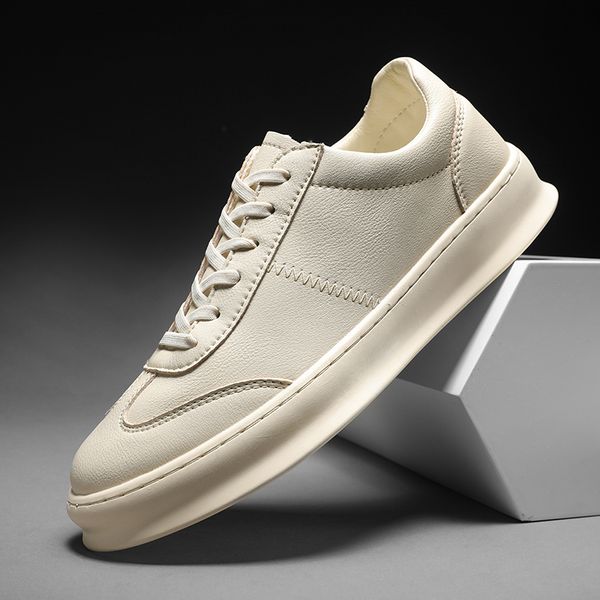 2020 spring autumn youth men casual footwear white casual sneakers for male comfortable men flats shoes leather shoes, Black
2020 spring autumn youth men casual footwear white casual sneakers for male comfortable men flats shoes leather shoes, Black