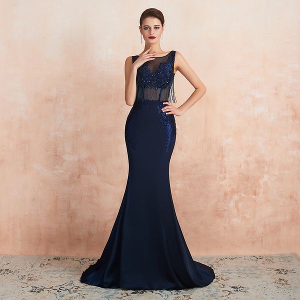m24357 elegant scoop neckline navy blue gold mother of the bride dresses mermaid appliques beading wedding party dress with low v back, Black;red
m24357 elegant scoop neckline navy blue gold mother of the bride dresses mermaid appliques beading wedding party dress with low v back, Black;red