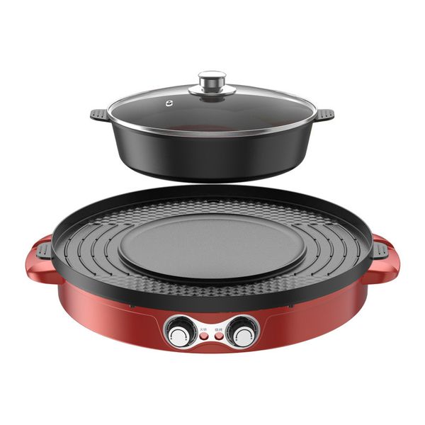 multifunctional electric griddles 220v non-stick aluminium alloy baking pan with soup pot smokeless bbq roasting machine
multifunctional electric griddles 220v non-stick aluminium alloy baking pan with soup pot smokeless bbq roasting machine
