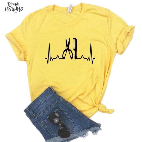 hairstylist heartbeat print women tshirts cotton casual funny t shirt for lady yong tee hipster 6 color na 815, White
hairstylist heartbeat print women tshirts cotton casual funny t shirt for lady yong tee hipster 6 color na 815, White