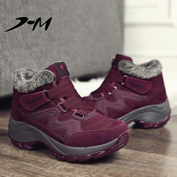 women shoes winter snow boots fleece and big bottom platform red faux suede slim boots lace-up flock height increasing rubber, Black
women shoes winter snow boots fleece and big bottom platform red faux suede slim boots lace-up flock height increasing rubber, Black