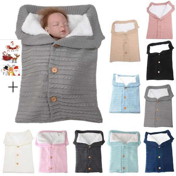 newborn baby winter warm sleeping bags infant button knit swaddle wrap swaddling stroller wrap toddler blanket
newborn baby winter warm sleeping bags infant button knit swaddle wrap swaddling stroller wrap toddler blanket
