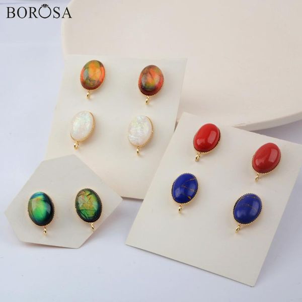 borosa oval shape natural gems stones stud earrings for women wholesale gold earrings with charm custom findings wx1390, Golden;silver
borosa oval shape natural gems stones stud earrings for women wholesale gold earrings with charm custom findings wx1390, Golden;silver