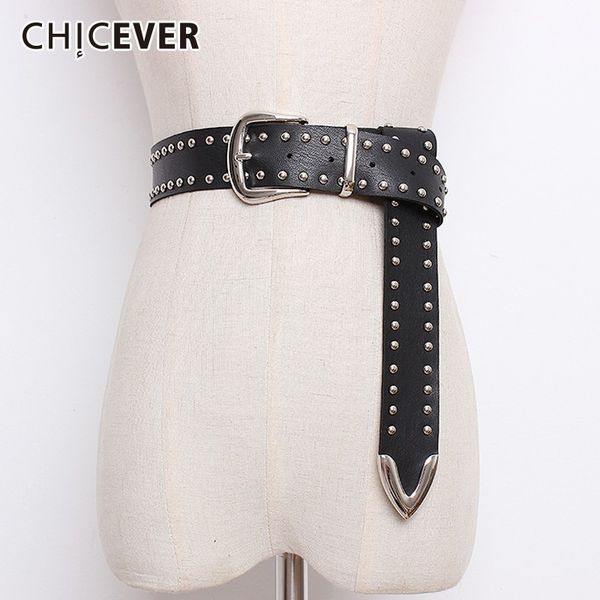 chicever rivet pu leather belts for women black pin buckle women's belt female pants accessories autumn korean fashion tide 2020 y20050, Black;brown
chicever rivet pu leather belts for women black pin buckle women's belt female pants accessories autumn korean fashion tide 2020 y20050, Black;brown
