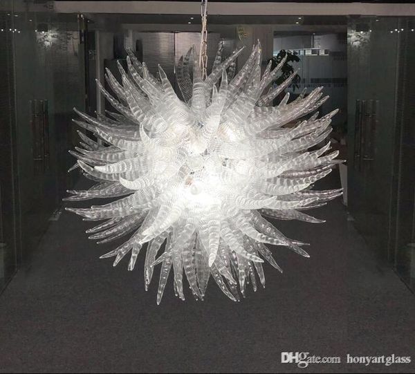 murano clear hand blown horn glass chandelier lighting round shape porch light creative hallway lamp crystal 
murano clear hand blown horn glass chandelier lighting round shape porch light creative hallway lamp crystal