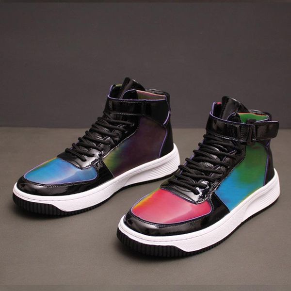 holographic sneakers for men high sports shoes for male fashion mens designer shoes 8#20/20d50, Black
holographic sneakers for men high sports shoes for male fashion mens designer shoes 8#20/20d50, Black