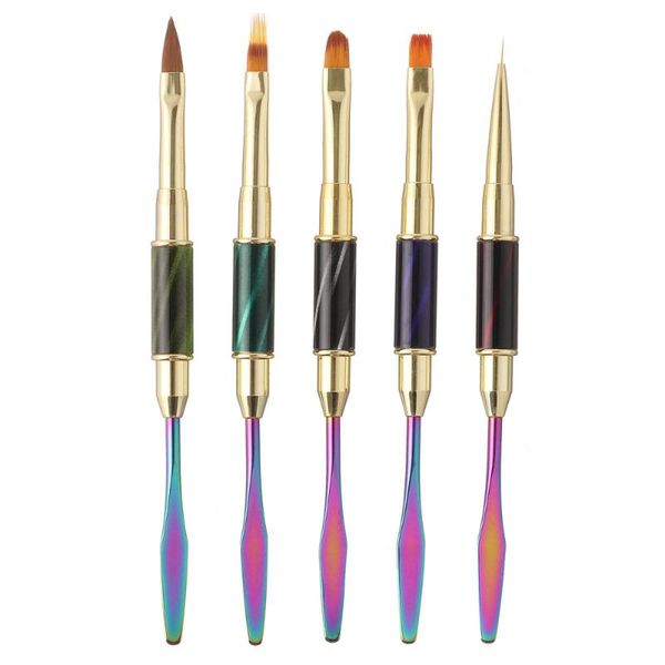 nail powder brush tool with double heads nail brush picking dotting gradient pen art tools
nail powder brush tool with double heads nail brush picking dotting gradient pen art tools