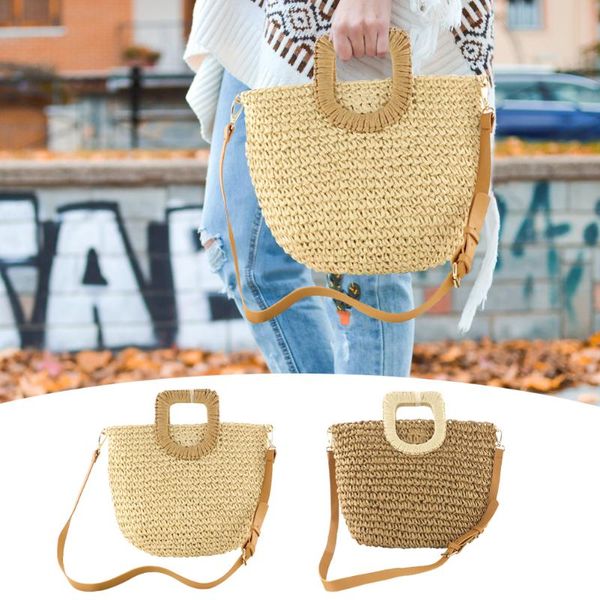 women straw crossbody shoulder bags rattan woven ladies weaving bucket beach holiday messenger handbag
women straw crossbody shoulder bags rattan woven ladies weaving bucket beach holiday messenger handbag
