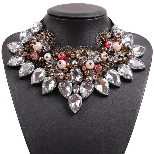 2019 new design fashion black rope chain crystal pendant chunky statement choker necklace collar for women spring jewelry, Golden;silver
2019 new design fashion black rope chain crystal pendant chunky statement choker necklace collar for women spring jewelry, Golden;silver