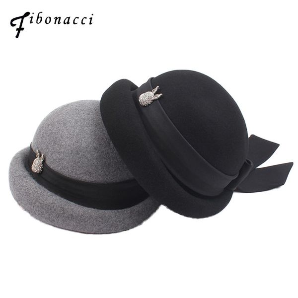 fibonacci 2019 new brand quality women's fedora hats rhinestone bow floral vintage elegant banquet hat wool felt beret, Blue;gray
fibonacci 2019 new brand quality women's fedora hats rhinestone bow floral vintage elegant banquet hat wool felt beret, Blue;gray