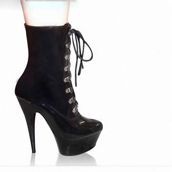 lace up women spring 15cm high-heels platform shoes party dress pole dancing shoes ankle boots dance shoes, Black
lace up women spring 15cm high-heels platform shoes party dress pole dancing shoes ankle boots dance shoes, Black