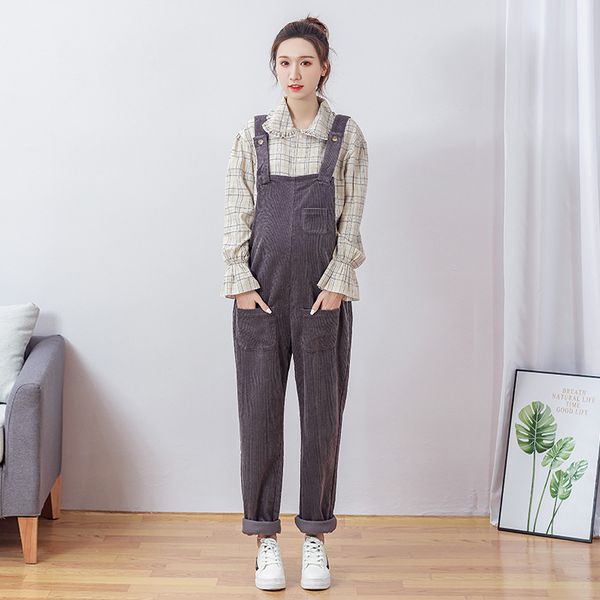 pregnant women origional ethnic-style slimming loose pants workwear-style corduroy large size suspender pants women's one-piece, White
pregnant women origional ethnic-style slimming loose pants workwear-style corduroy large size suspender pants women's one-piece, White