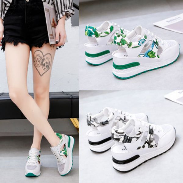 sports wind mesh stitching sandals female students 2020 spring and summer korean low-lace-up casual sandals, Black
sports wind mesh stitching sandals female students 2020 spring and summer korean low-lace-up casual sandals, Black